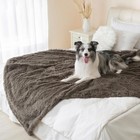 Pet Blanket Dog Cat Bed Faux Fur Reversible Dog Cat Blanket  40 x50  