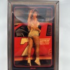 Snapon Tools Vintage Wood Clock Pinup Girl Race Car    julie    Clock Inop 