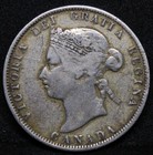 25 Cents 1872-h  Canada Queen Victoria  Km-5
