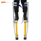 Adjustable Aluminum Tool Drywall Stilts 24  - 40  Fit For Painting Taping Yellow