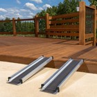 3  To 5  Portable Wheelchair Ramps  Telescoping  600 Lbs Cap  Silver Spring