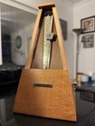 Seth Thomas Wood Metronome Wind Up  no Lid  Works