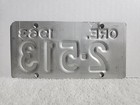 Vintage 1963 Oregon Motorcycle License Plate