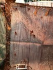 Vintage Gorgeous Red   Sheer Piano Scarf Shawl Fringed Velvet 40x40
