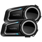2xfodsports Fx7 Motorcycle Intercom Bluetooth Helmet Headset 2km 10 Riders Mesh