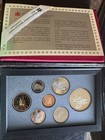 1990 Canada 1 Top Coin Silver Double Dollar Proof Set Royal Canadian Mint