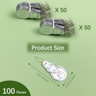 Embroidery Needle Threader Tool     100 Pcs Aluminum   Steel Wire Colorless
