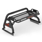 Adjustable 56 -60  Truck Bed Rack Roll Bar W basket For Tacoma colorado frontier