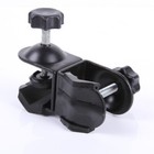 Double U-clamp For Studio Light Stands - Heavy Duty Metal Dual Clip For Boom Arm