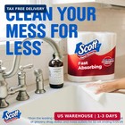 Scott Paper Towels  Choose-a-sheet  6 Double Rolls  108 Sheets Per Roll