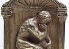  the Thinker  Pair Of Bookends Solid Bronze Vintage Sculpture Heavy