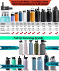 Lids With Straw For Hydroflask Wide Mouth Water Bottle 32oz 40oz  Compatible