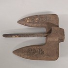 Vintage Navy Style Boat Anchor Hooker Usa 20 Lb  Great Patina Decor Or Use