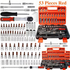 53pcs Professional Tool Set  Multi-functional Socket Set With Ratchet Wrench Kit