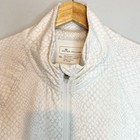Peter Millar Performance Golf Jacket Women Xl Slithering White Full Zip Stretch