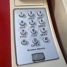 Western Electric Trimline Corded Phone Beige Touch Tone Push Button  Vtg 1978