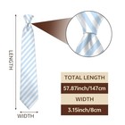 Ties For Men Necktie Cotton Printed Floral Ties Formal Classic At5-light Blue
