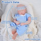 52cm Reborn Doll  Silicone Doll  Handmade  Crafts  Children s Toys gifts