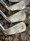 Antique Hickory Wood Shaft Vintage Tom Stewart 7 Club Iron Set Golf Clubs