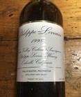 1998 Philippe-lorraine Napa Valley Cabernet Empty Wine Bottle No Cork