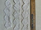 Salvaged Vintage Embroidered Border Eyelet Lace Trim Lot