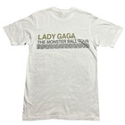 Lady Gaga Dance In The Dark Monster Ball Tour Shirt 2007 Rare White T-shirt Sz S