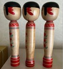 Aida Eiji Kokeshi Doll Set Of 3 Yamagata Traditional Approx 30cm Collectible 15 