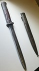 Vintage Authentic Ww2 German Bayonet K98 Ab44 W  Scabbard Non Matching