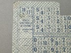Wwii French Ration Coupon Sheet   feuille Semestrielle De Coupons 2e 1944