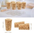 25 Pack Natural Soft Wood Corks Wine Bottle Stopper Tapered Cork Plugs Brown 