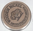 Skill School  For The Smile Of Success  Token coin  Buffalo Wooden Nickel