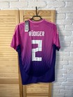 Rudiger  2 Germany Jersey Away Football Soccer Shirt Adidas Trikot Mens Sz L