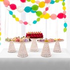 Golden Cupcake Dessert Display Holder Cake Stand For Wedding 5-piece Set New 