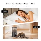 Petultra Automatic Cat Feeder 4l Timed Cats Food Dispenser Programmable 1-6 Meal