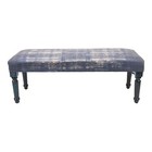 Lr Home Alexei Upholstered Bench For Bedroom End Of Bed   Modern Blue