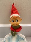 Vintage  Elf Knee Hugger Large Head Japan 1950 s Mcm Pixie Htf Christmas