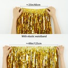 Foil Fringe Skirts Skirts For Birthdays Cheeleading Dance Performances - 4 Pa   