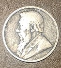 1896 South African Republic 1 Shilling  925 Silver