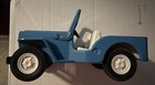 Vintage 1970 s Tonka 6    Jeep Blue W white Interior Pressed Steel