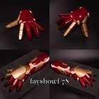 Iron Man Mk42 Armor 1 1 Wearable Arm Gloves Model Cosplay Led Luminous Prop Gift