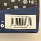 Banz Hear No Blare Noise-reducing Earmuffs For Ages 0-2 Carewear For Kids Gray