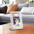 1-slot Clear Psa Card Display Case Frame - Plastic Trading Card Stand For Col   
