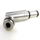  lot Of 2  New Isi 2228001 Thermo Xpress Whip Nozzle Adapters Stainless Steel