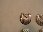 Vintage Belt Parts  Buckle  Strap Holder  Tips 3 Sets New Light Weight   Older