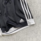 Adidas Shorts Youth Medium  26x4  Black Climalite 3 Stripe Running Gym Athletic