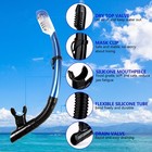 Dry Snorkel Easy Breath Diving Snorkel For Snorkeling Scuba Diving Swimming W   