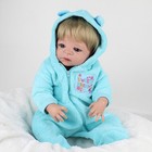 Realistic Reborn Baby Dolls 22  Full Body Soft Vinyl Silicone Newborn Boy Doll