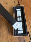 Nomad Apple Watch Rocky Point Band Icy Blue Glow-in-the Dark 45 46 49mm Black