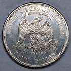 1875 S Trade Dollar Au  unc Cleaned