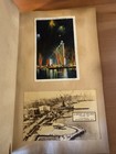 Chicago Worlds Fair - Unique Scrapbook - 38 Postcards photo Album